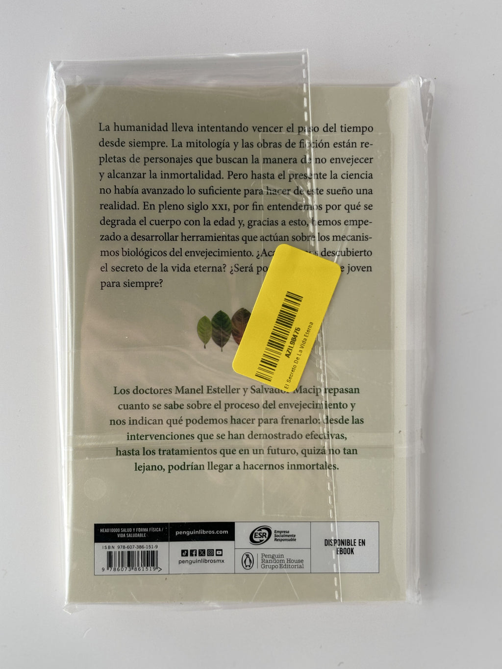 El Secreto de la Vida Eterna - Manel Esteller y Salvador Macip