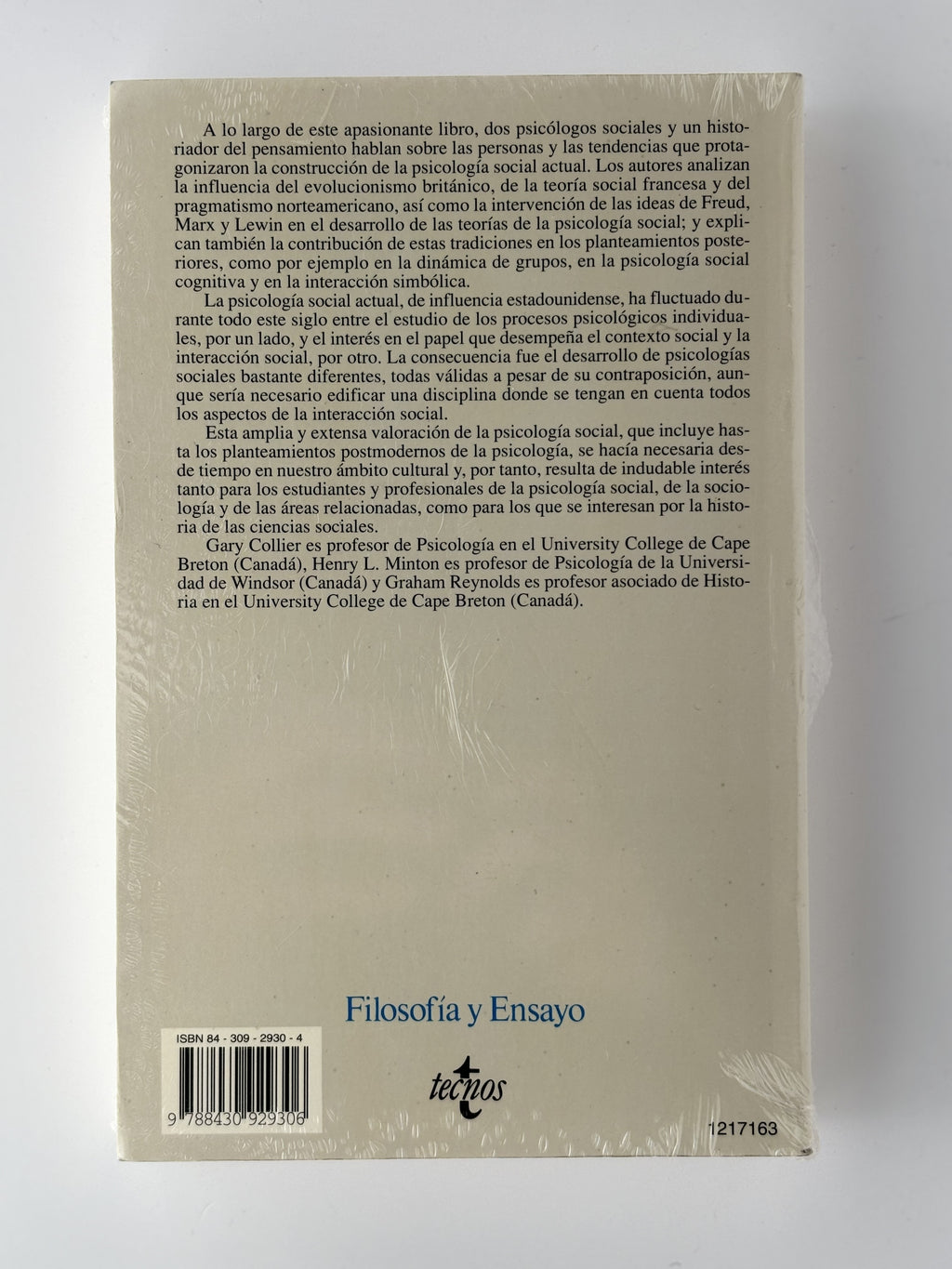 Escenarios y tendencias de la Psicología Social