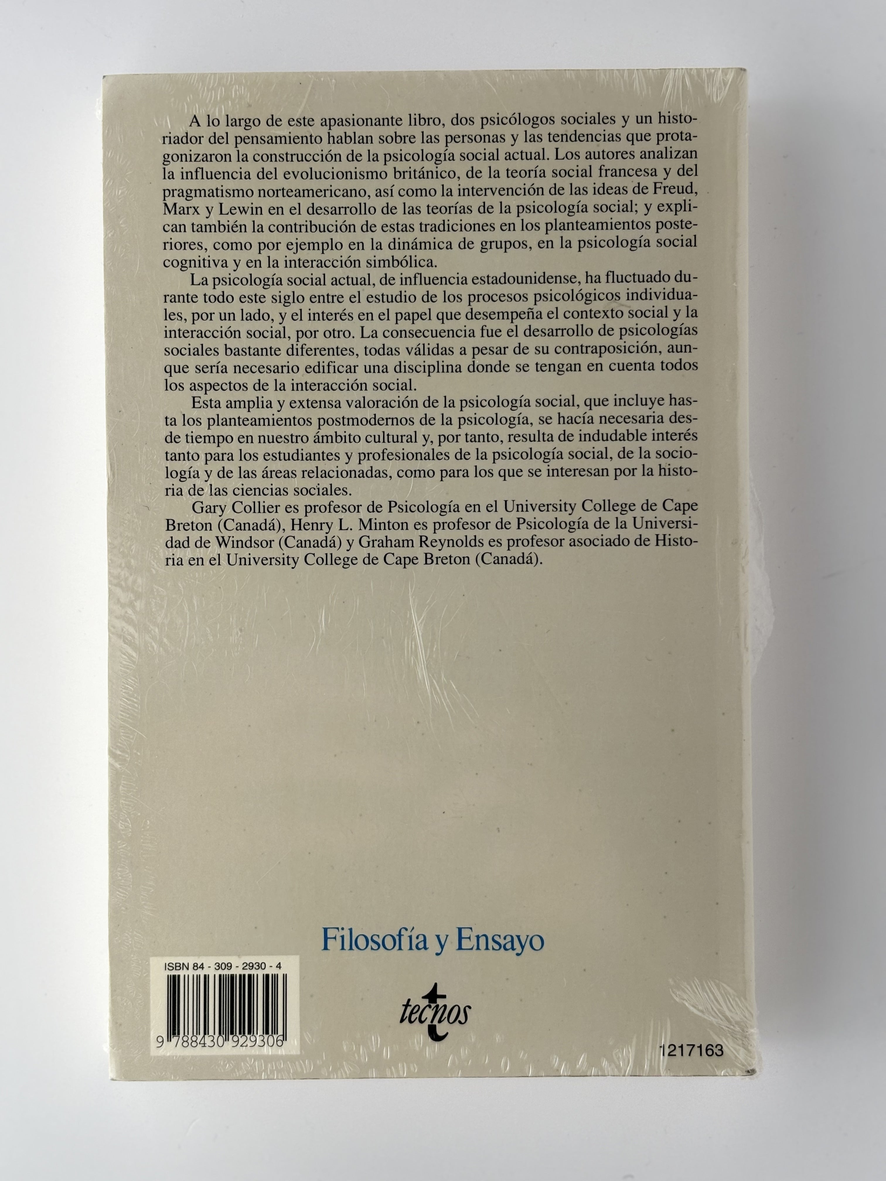 Escenarios y tendencias de la Psicología Social