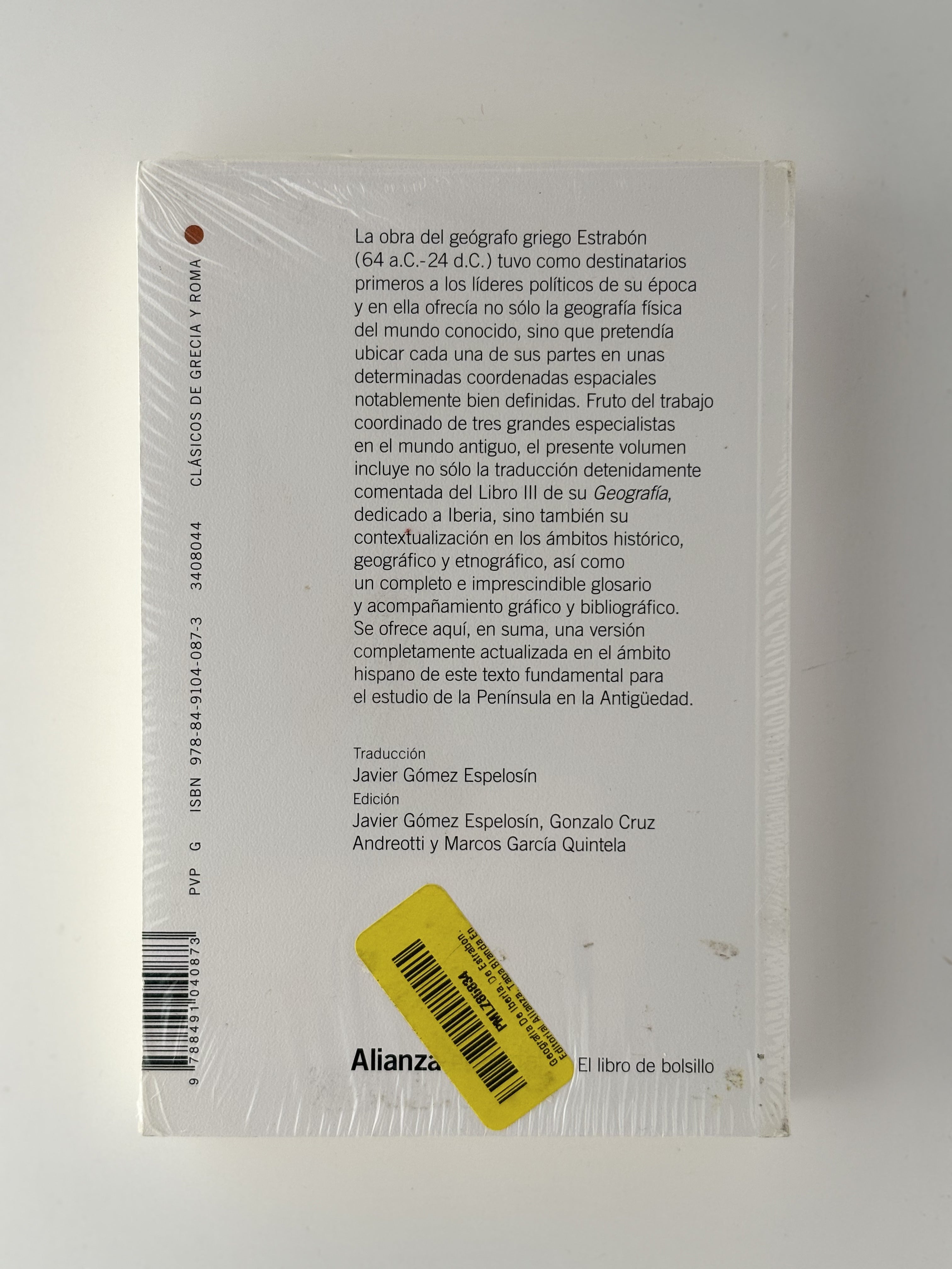 Geografía de Iberia - Estrabón (Clásicos de Grecia y Roma)