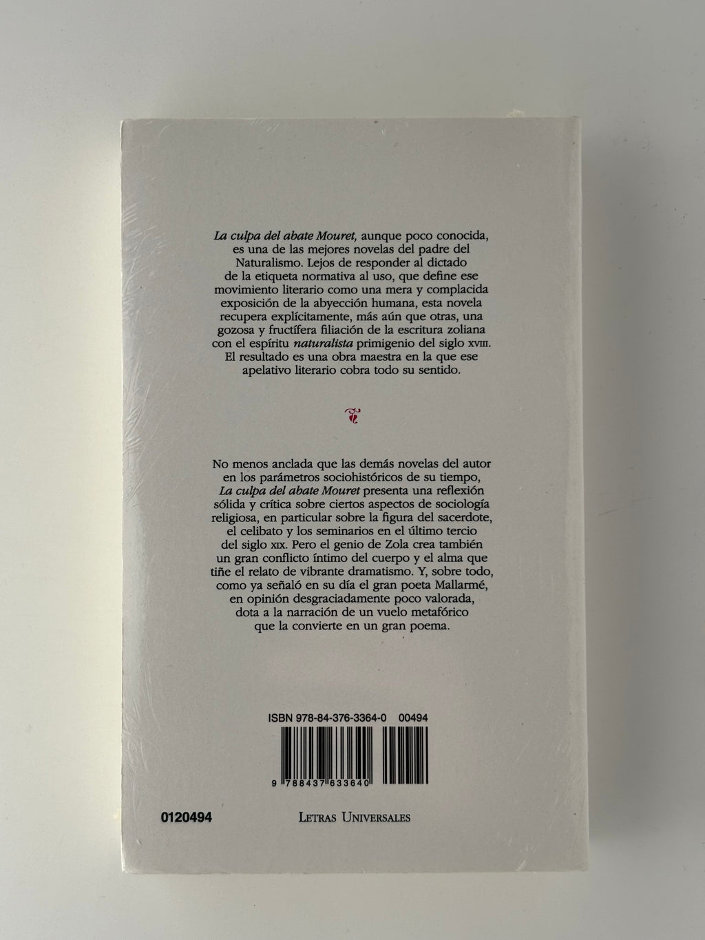 La culpa del abate Mouret - Émile Zola