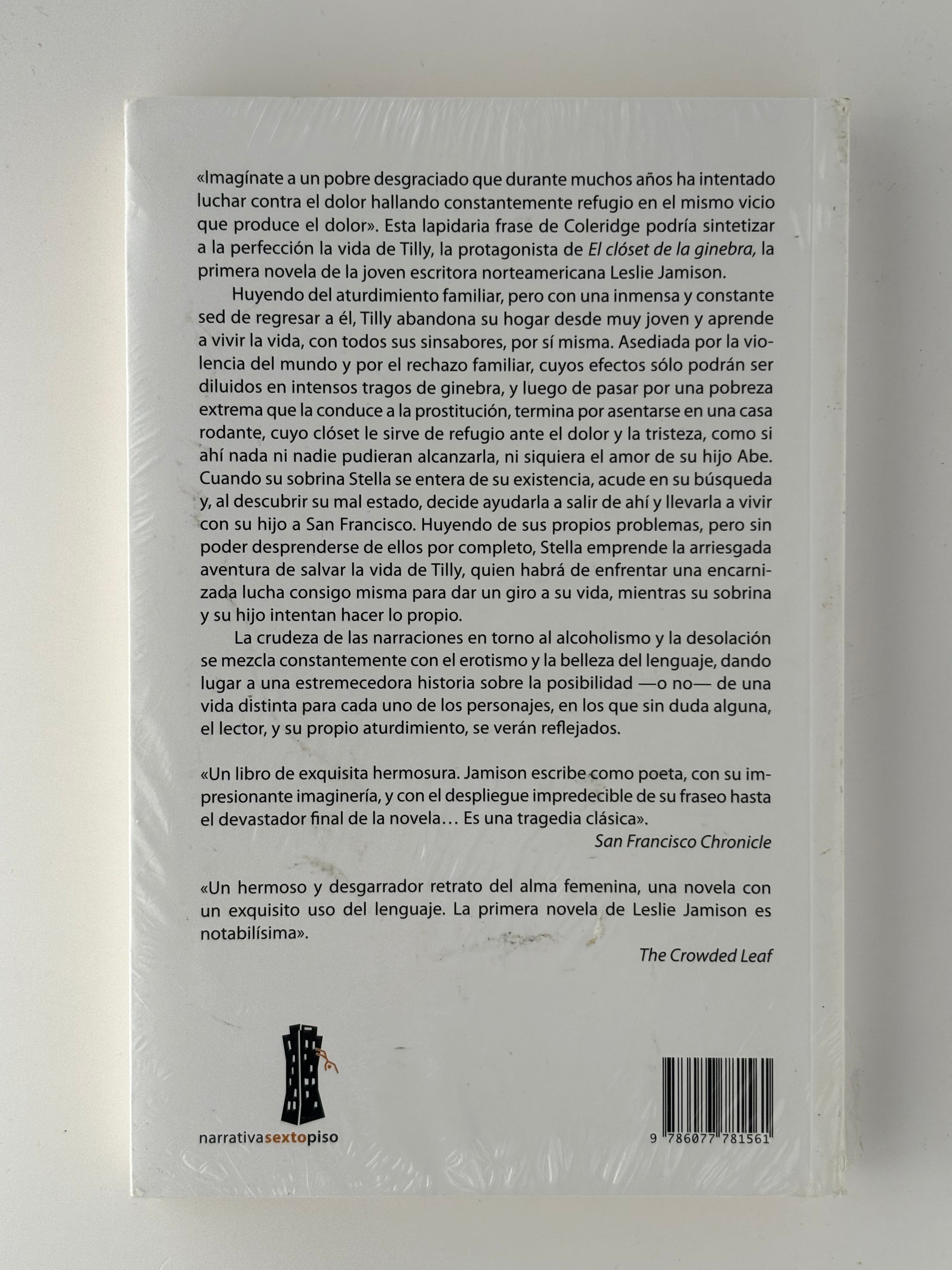El clóset de la ginebra - Leslie Jamison