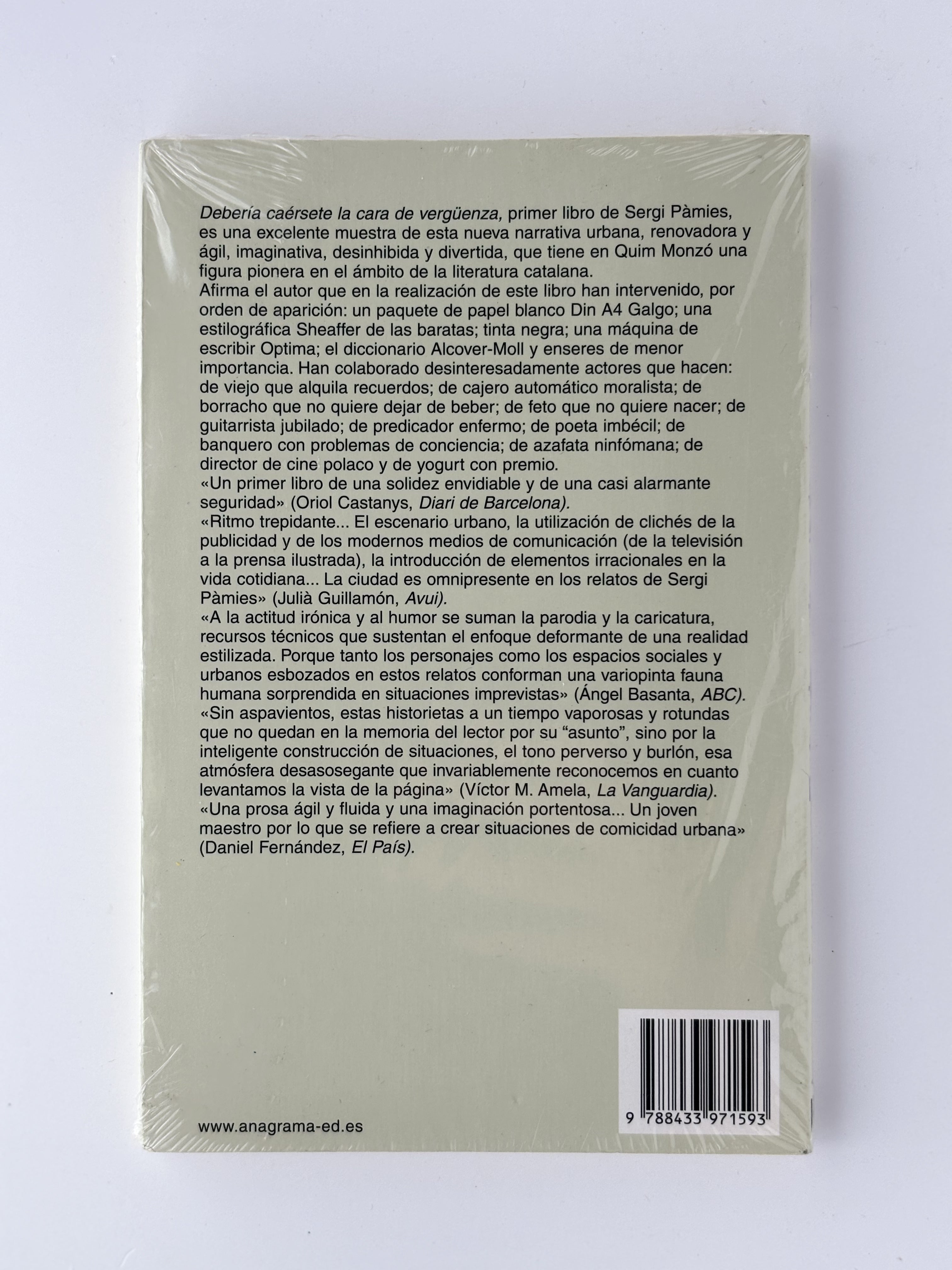 Debería caérsete la cara de vergüenza - Sergi Pàmies