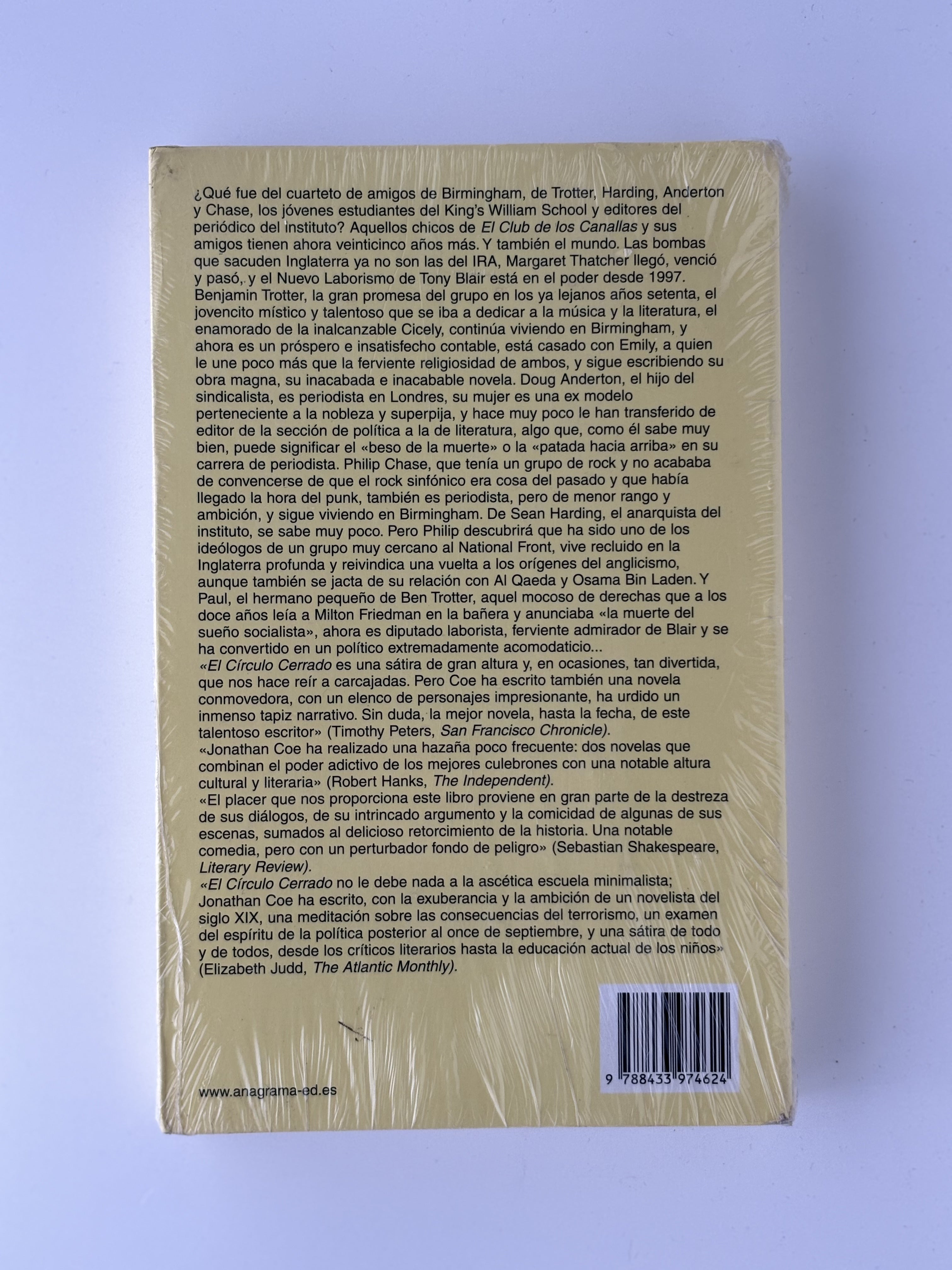 El círculo cerrado - Jonathan Coe