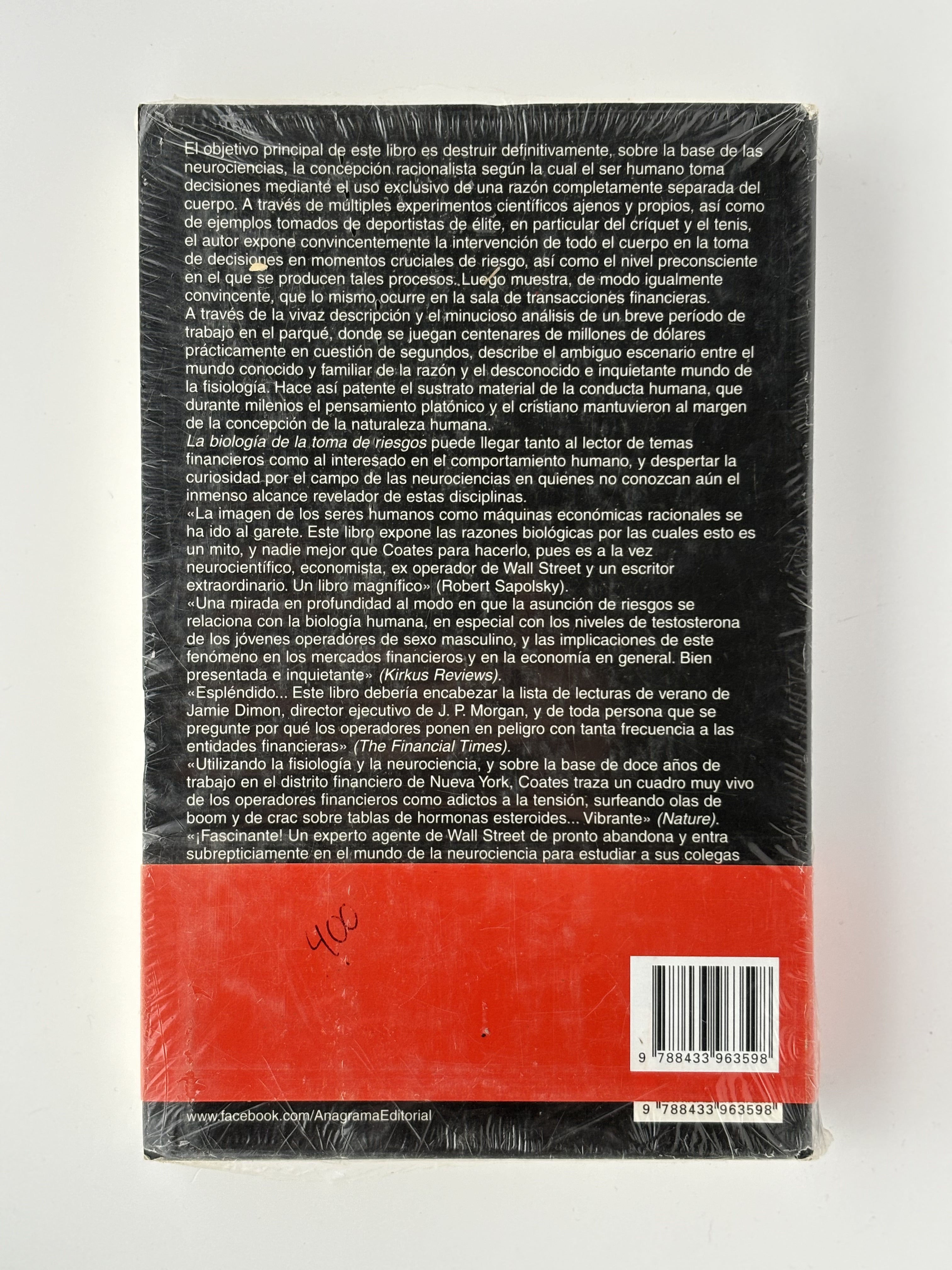 La biología de la toma de riesgos - John Coates