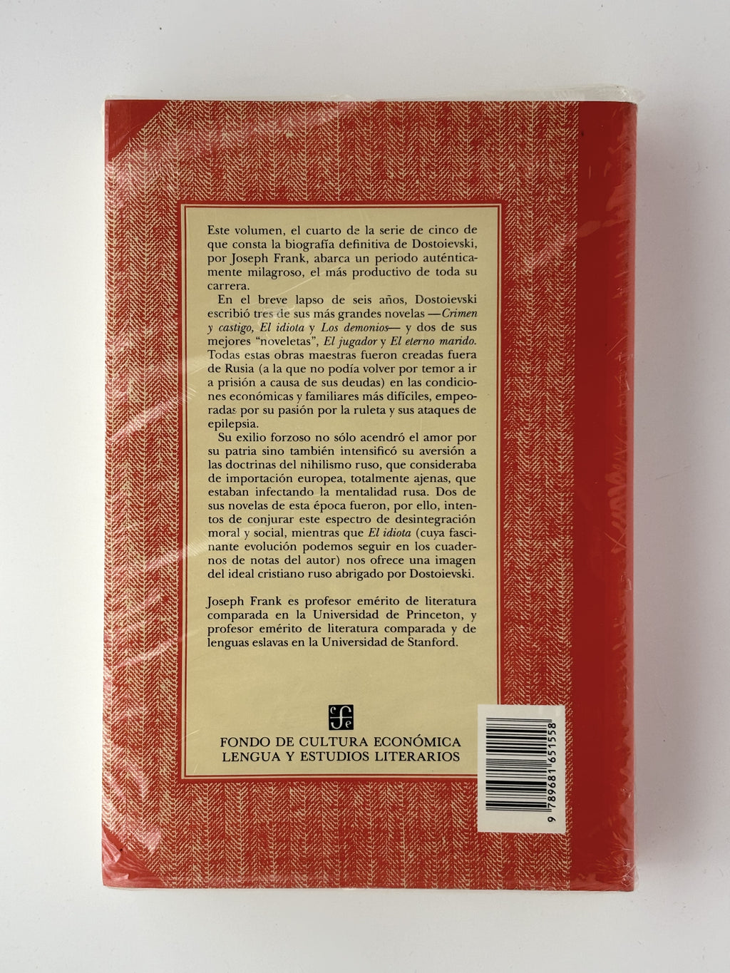 Dostoievski: Los años milagrosos 1865-1871 - Joseph Frank