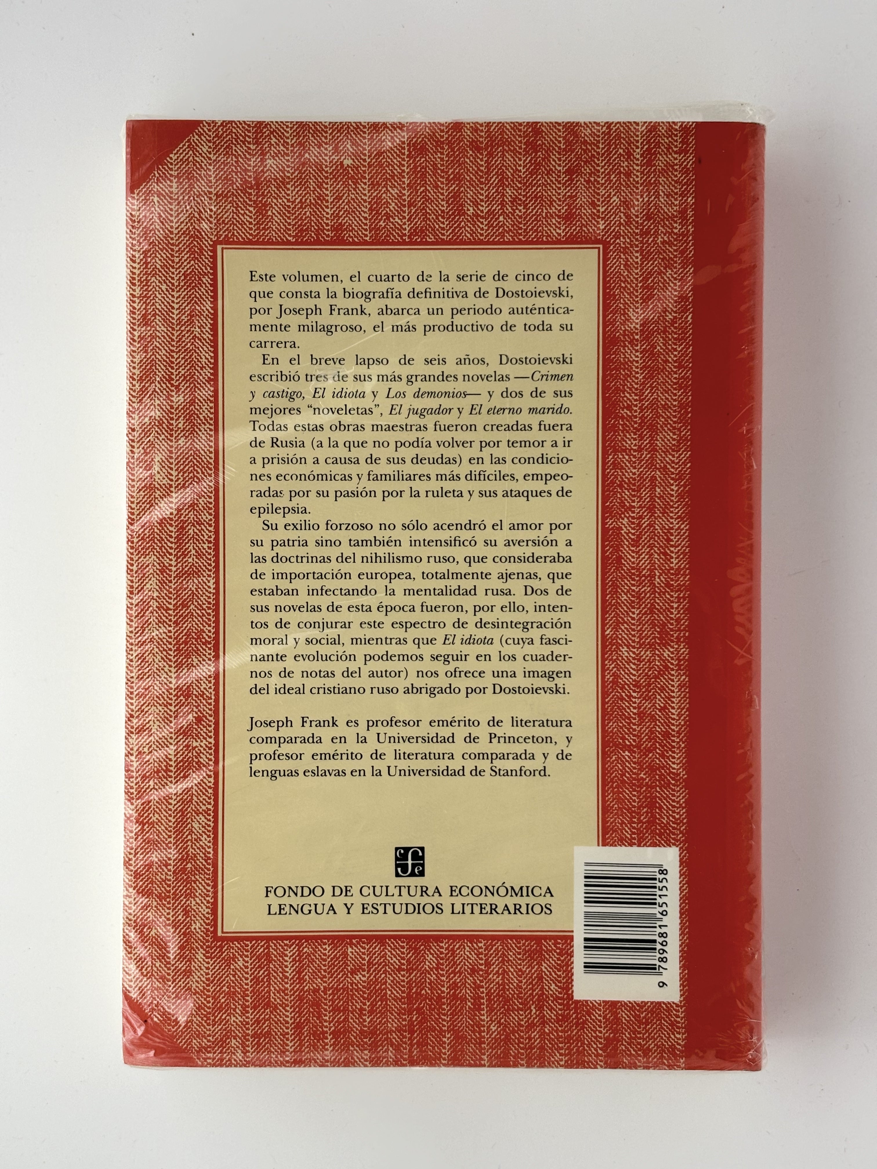 Dostoievski: Los años milagrosos 1865-1871 - Joseph Frank