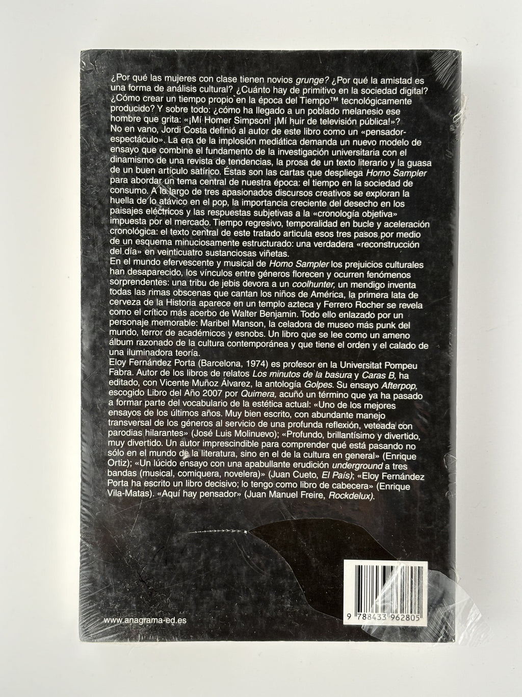 Homo Sampler - Tiempo y consumo en la Era Afterpop - Eloy Fernández Porta