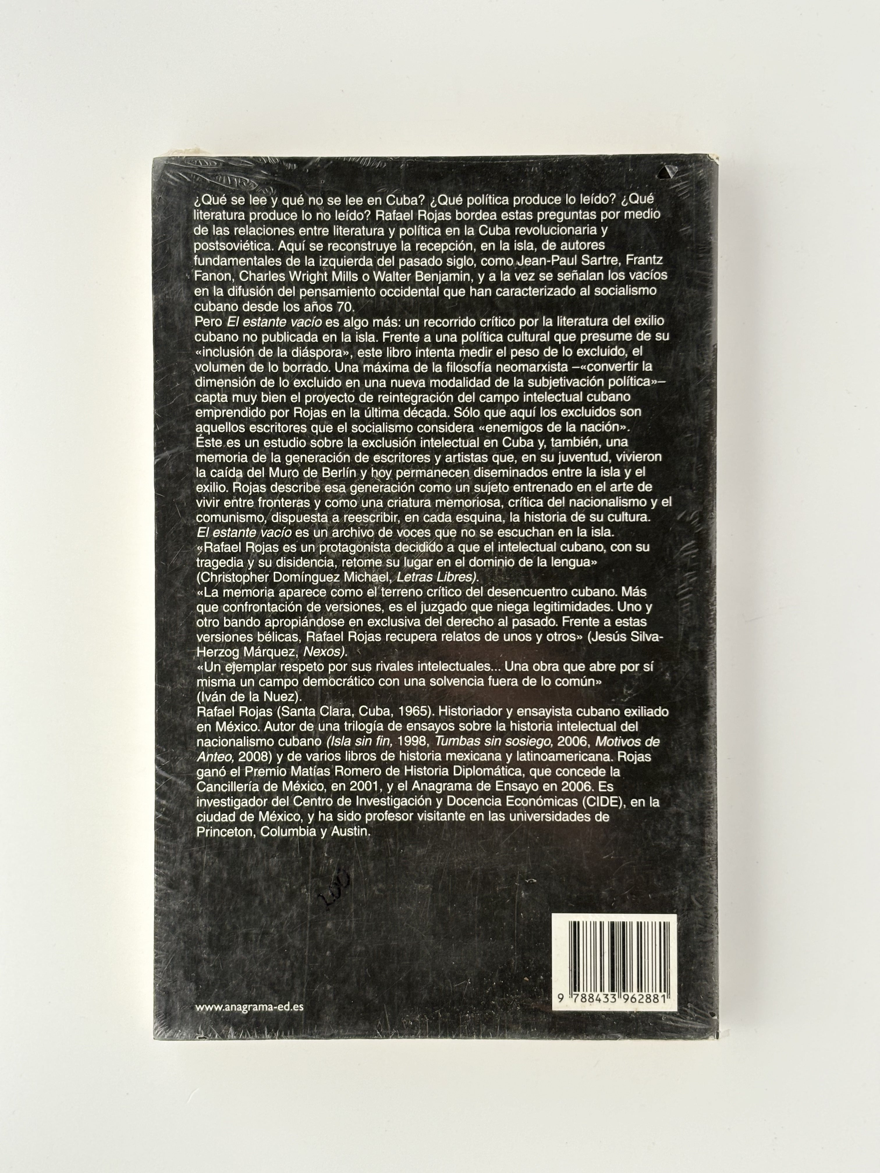 El estante vacío - Literatura y política en Cuba - Rafael Rojas